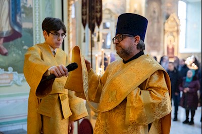 Митрополит Игнатий совершил всенощное бдение в Покровском соборе г. Саратова