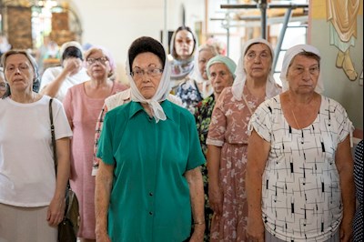Митрополит Игнатий совершил Божественную литургию в Свято-Никольском мужском монастыре г. Саратова