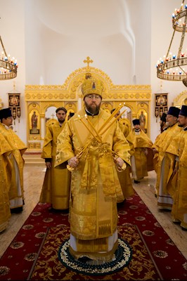 Митрополит Игнатий совершил Божественную литургию в университетском храме святых равноапостольных Мефодия и Кирилла