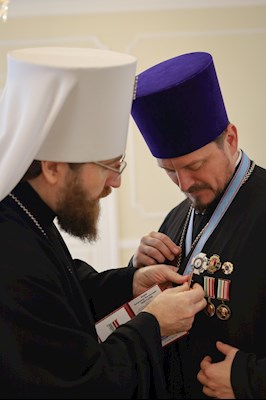 Митрополит Игнатий вручил архиерейские награды