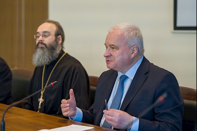 Семинаристы встретились с сенатором Андреем Денисовым