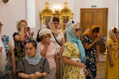 Митрополит Игнатий совершил Божественную литургию в университетском храме святых равноапостольных Мефодия и Кирилла