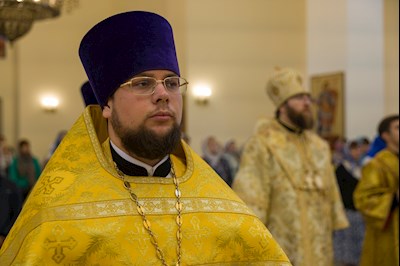 Митрополит Игнатий совершил Божественную литургию в соборном храме святителя Спиридона Тримифунтского г. Саратова