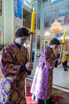 Митрополит Игнатий совершил всенощное бдение в Покровском соборе г. Саратова