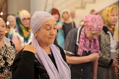 Всенощное бдение в Петропавловском храме г. Саратова