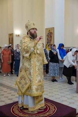 Митрополит Игнатий совершил Божественную литургию в соборном храме святителя Спиридона Тримифунтского г. Саратова
