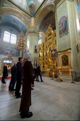 Митрополит Игнатий совершил всенощное бдение в Покровском соборе г. Саратова