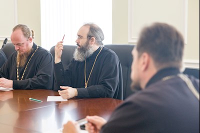 Состоялось совещание по организации пребывания в Саратове мощей великомученика Георгия Победоносца