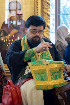 Митрополит Игнатий совершил Божественную литургию в Серафимовском храме г. Саратова