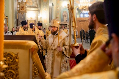 Митрополит Игнатий совершил всенощное бдение в Покровском соборе г. Саратова