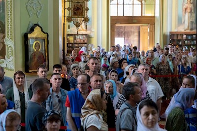 Завершилось трехдневное пребывание в Саратове чудотворной Казанской иконы Божией Матери