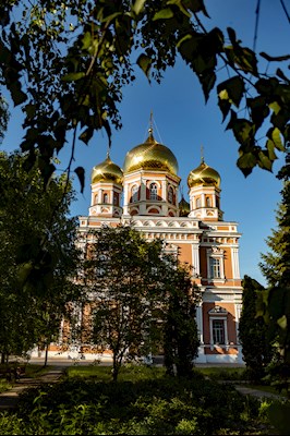 В Покровском соборе Саратова встретили ковчег с частицей мощей святого великомученика Пантелеимона