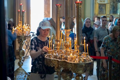 Завершилось трехдневное пребывание в Саратове чудотворной Казанской иконы Божией Матери