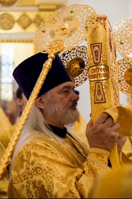 Митрополит Игнатий совершил Божественную литургию в университетском храме святых равноапостольных Мефодия и Кирилла