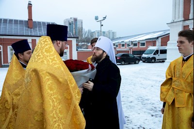 Митрополит Игнатий совершил Божественную литургию и молебен на новый год в Покровском соборе г. Саратова