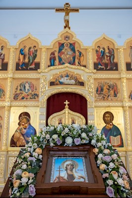 Встреча ковчега с мощами мученицы Татианы