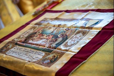 Митрополит Игнатий совершил Божественную литургию в храме апостола и евангелиста Иоанна Богослова при СПДС