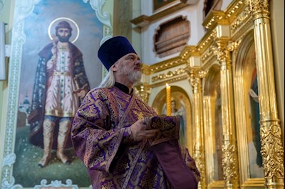 Митрополит Игнатий совершил Божественную литургию в Покровском соборе г. Саратова