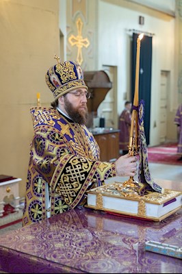 Митрополит Игнатий совершил Божественную литургию в Покровском соборе г. Саратова