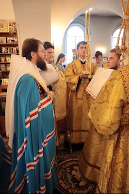 Всенощное бдение в Петропавловском храме г. Саратова