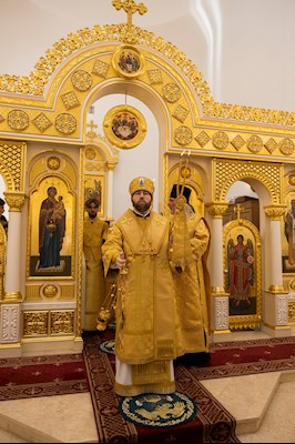 Митрополит Игнатий совершил Божественную литургию в университетском храме святых равноапостольных Мефодия и Кирилла
