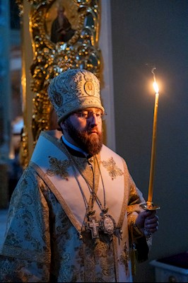 Митрополит Игнатий совершил всенощное бдение в Покровском соборе г. Саратова