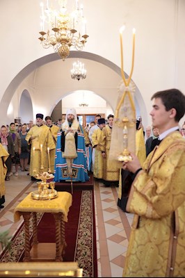 Всенощное бдение в Петропавловском храме г. Саратова