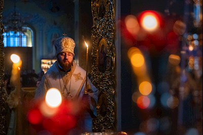 Митрополит Игнатий совершил всенощное бдение в Покровском соборе г. Саратова
