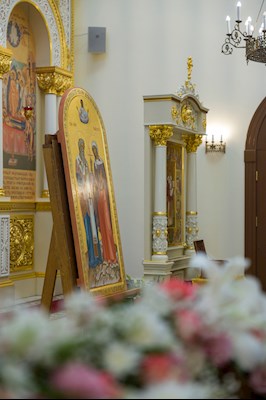 Митрополит Игнатий совершил Божественную литургию в соборном храме святителя Спиридона Тримифунтского г. Саратова