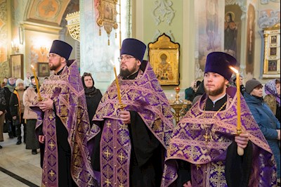 Митрополит Игнатий совершил всенощное бдение в Покровском соборе г. Саратова