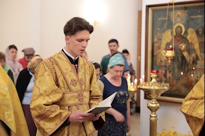Всенощное бдение в Петропавловском храме г. Саратова