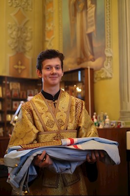 Великая рождественская вечерня в Покровском соборе г. Саратова