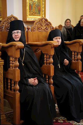 Литургия Преждеосвященных Даров в Свято-Алексиевском женском монастыре г. Саратова