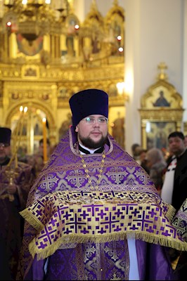 Литургия святителя Василия Великого в Георгиевском храме г. Саратова