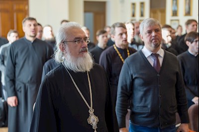 Семинаристы встретились с сенатором Андреем Денисовым