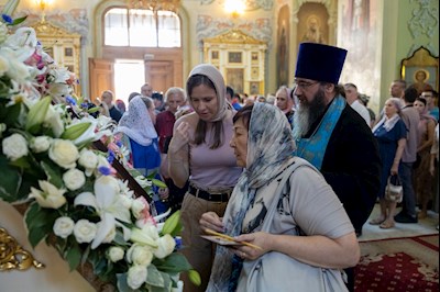 Завершилось трехдневное пребывание в Саратове чудотворной Казанской иконы Божией Матери