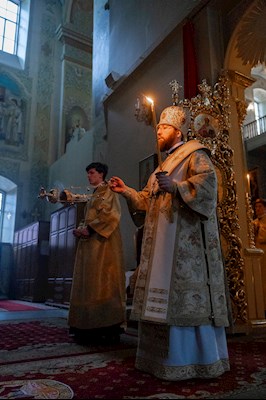 Митрополит Игнатий совершил всенощное бдение в Покровском соборе г. Саратова