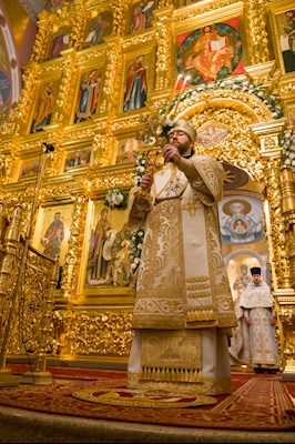 Митрополит Игнатий совершил ночное рождественское богослужение