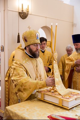 Митрополит Игнатий совершил Божественную литургию в университетском храме святых равноапостольных Мефодия и Кирилла