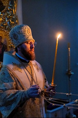Митрополит Игнатий совершил всенощное бдение в Покровском соборе г. Саратова