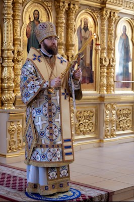Митрополит Игнатий совершил Божественную литургию в храме в честь Казанской иконы Божией Матери г.Саратова