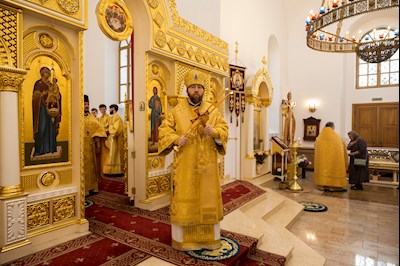Митрополит Игнатий совершил Божественную литургию в университетском храме святых равноапостольных Мефодия и Кирилла