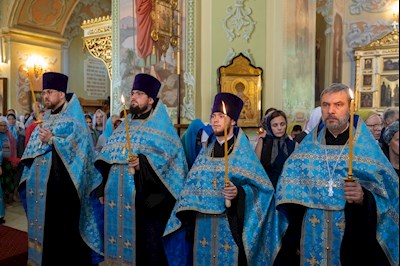 Завершилось трехдневное пребывание в Саратове чудотворной Казанской иконы Божией Матери