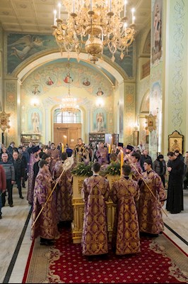 Митрополит Игнатий совершил всенощное бдение в Покровском соборе г. Саратова