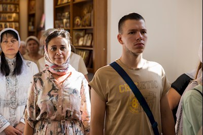 Митрополит Игнатий совершил Божественную литургию в университетском храме святых равноапостольных Мефодия и Кирилла