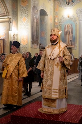Митрополит Игнатий совершил всенощное бдение в Покровском соборе г. Саратова