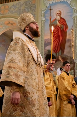Митрополит Игнатий совершил всенощное бдение в Покровском соборе г. Саратова