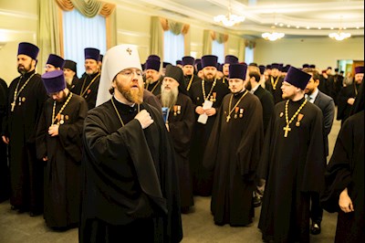 Митрополит Игнатий возглавил ежегодное Епархиальное собрание духовенства Саратовской епархии