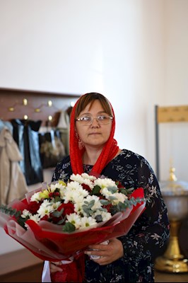 Божественная литургия в храме новомучеников и исповедников Саратовских г. Саратова