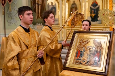 Митрополит Игнатий совершил всенощное бдение в Покровском соборе г. Саратова